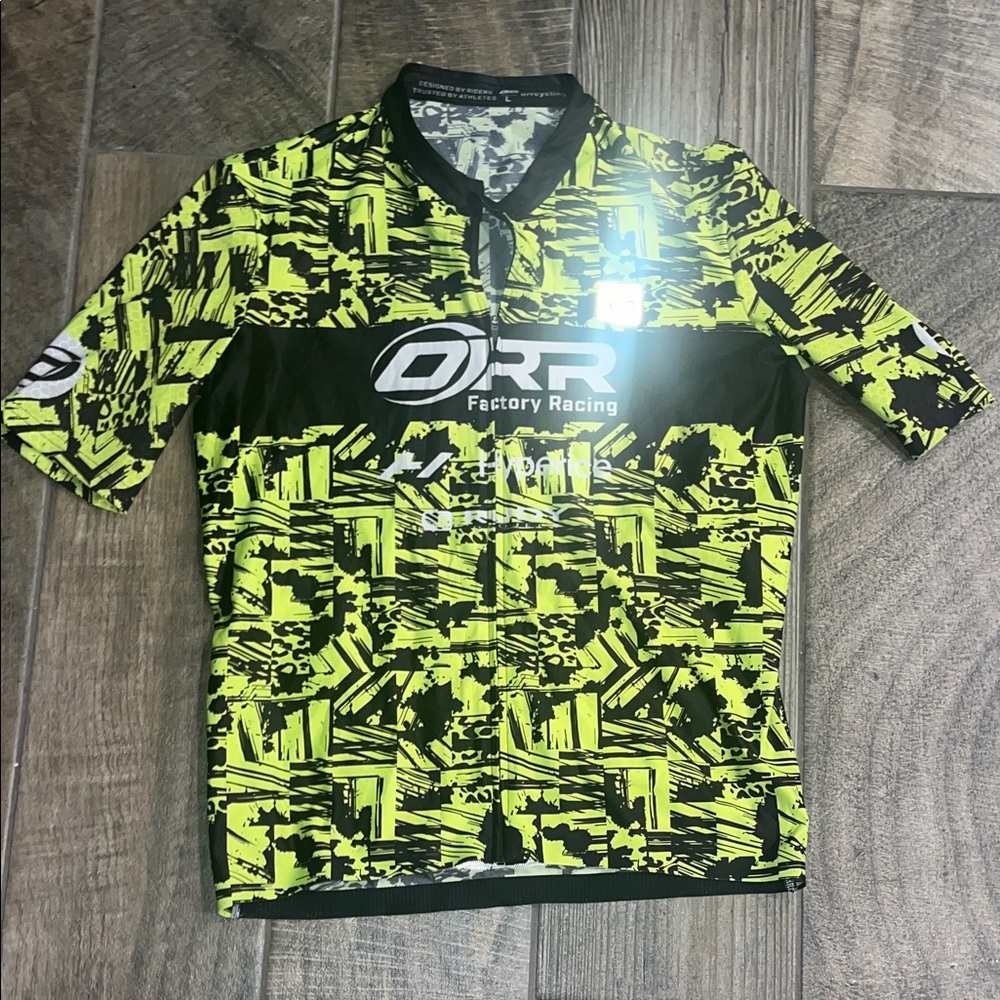ORR Men's Green and Black Shirt